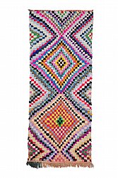 Marokkaanse Berber tapijt Boucherouite 305 x 120 cm