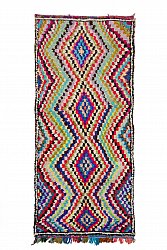 Marokkaanse Berber tapijt Boucherouite 335 x 140 cm