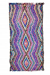 Marokkaanse Berber tapijt Boucherouite 305 x 155 cm