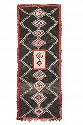Marokkaanse Berber tapijt Boucherouite 335 x 125 cm