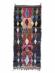 Marokkaanse Berber tapijt Boucherouite 300 x 130 cm