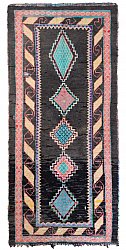 Marokkaanse Berber tapijt Boucherouite 370 x 170 cm