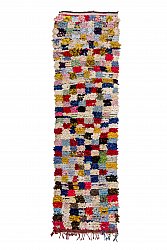 Marokkaanse Berber tapijt Boucherouite 380 x 105 cm