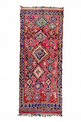 Marokkaanse Berber tapijt Boucherouite 345 x 140 cm