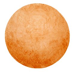 Ronde vloerkleden - Aranga Super Soft Fur (oranje)