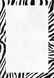 Wilton - Zebra boarder (zwart/wit)