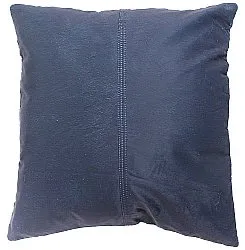 Zijdefluweel-Kussen (blauw) 45 x 45 cm