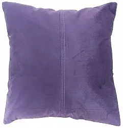Zijdefluweel-Kussen (purper) (kussensloop) 45 x 45 cm
