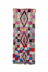 Marokkaanse Berber tapijt Boucherouite 225 x 85 cm
