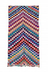 Marokkaanse Berber tapijt Boucherouite 245 x 125 cm
