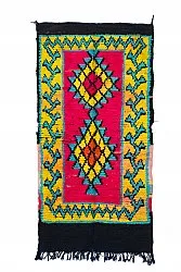 Marokkaanse Berber tapijt Boucherouite 260 x 135 cm