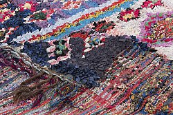 Marokkaanse Berber tapijt Boucherouite 270 x 110 cm