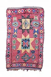 Marokkaanse Berber tapijt Boucherouite 225 x 135 cm