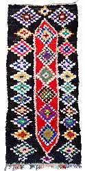 Marokkaanse Berber tapijt Boucherouite 290 x 125 cm