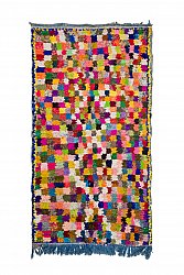 Marokkaanse Berber tapijt Boucherouite 275 x 145 cm