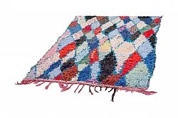 Marokkaanse Berber tapijt Boucherouite 200 x 130 cm