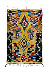 Marokkaanse Berber tapijt Boucherouite 225 x 150 cm