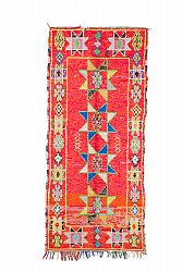 Marokkaanse Berber tapijt Boucherouite 290 x 130 cm