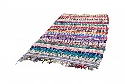 Marokkaanse Berber tapijt Boucherouite 220 x 135 cm