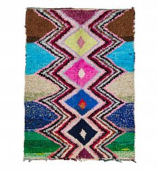 Marokkaanse Berber tapijt Boucherouite 205 x 160 cm