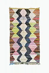 Marokkaanse Berber tapijt Boucherouite 155 x 285 cm