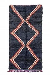 Marokkaanse Berber tapijt Boucherouite 265 x 135 cm