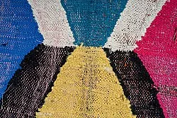 Marokkaanse Berber tapijt Boucherouite 150 x 275 cm