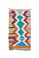 Marokkaanse Berber tapijt Boucherouite 125 x 225 cm
