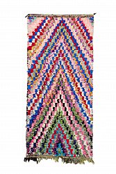 Marokkaanse Berber tapijt Boucherouite 230 x 105 cm