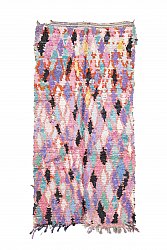 Marokkaanse Berber tapijt Boucherouite 220 x 105 cm