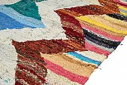 Marokkaanse Berber tapijt Boucherouite 125 x 225 cm