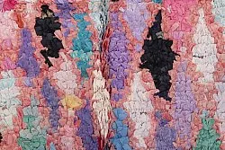 Marokkaanse Berber tapijt Boucherouite 220 x 105 cm