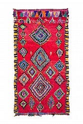 Marokkaanse Berber tapijt Boucherouite 290 x 140 cm