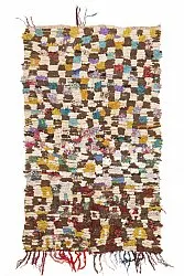 Marokkaanse Berber tapijt Boucherouite 215 x 130 cm