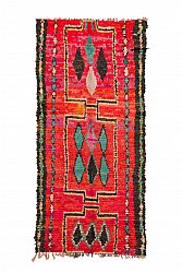 Marokkaanse Berber tapijt Boucherouite 250 x 115 cm