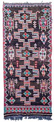 Marokkaanse Berber tapijt Boucherouite 295 x 115 cm