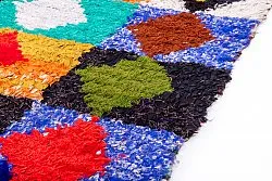 Marokkaanse Berber tapijt Boucherouite 200 x 140 cm