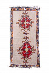 Marokkaanse Berber tapijt Boucherouite 255 x 120 cm