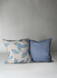 Kussensloop x 2 - Morris (blauw)