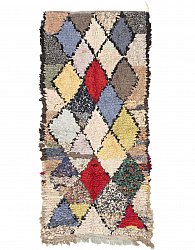 Marokkaanse Berber tapijt Boucherouite 190 x 100 cm