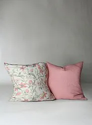 Kussensloop x 2 - Sollan (roze)