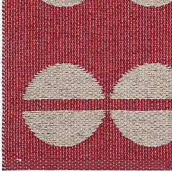 Plastic-kleden - Horredsmattan Bastian (rood)