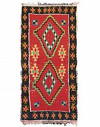 Marokkaanse Berber tapijt Boucherouite 185 x 95 cm