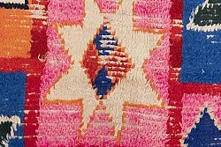 Marokkaanse Berber tapijt Boucherouite 210 x 125 cm