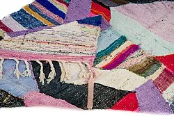 Marokkaanse Berber tapijt Boucherouite 130 x 225 cm