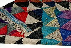 Marokkaanse Berber tapijt Boucherouite 130 x 250 cm