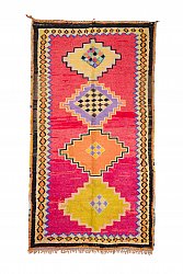 Marokkaanse Berber tapijt Boucherouite 270 x 150 cm