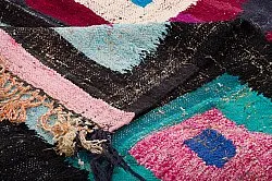 Marokkaanse Berber tapijt Boucherouite 140 x 225 cm