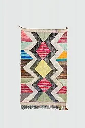 Marokkaanse Berber tapijt Boucherouite 135 x 230 cm