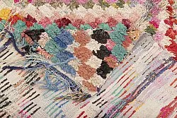 Marokkaanse Berber tapijt Boucherouite 245 x 140 cm